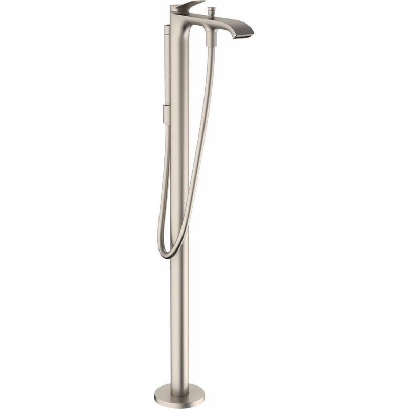 Vivenis Free Standing Tub Filler Trim With Hand Shower – Brushed Nickel 75445821 Hansgrohe