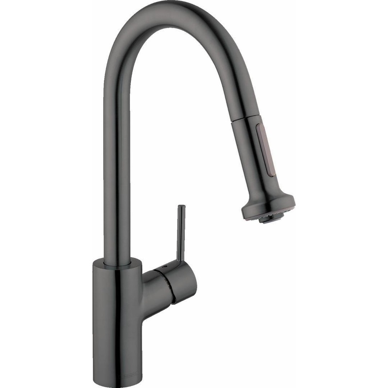 Talis S Kitchen Faucet With Pulldown Spray – Brushed Black Chrome 14877341 Hansgrohe