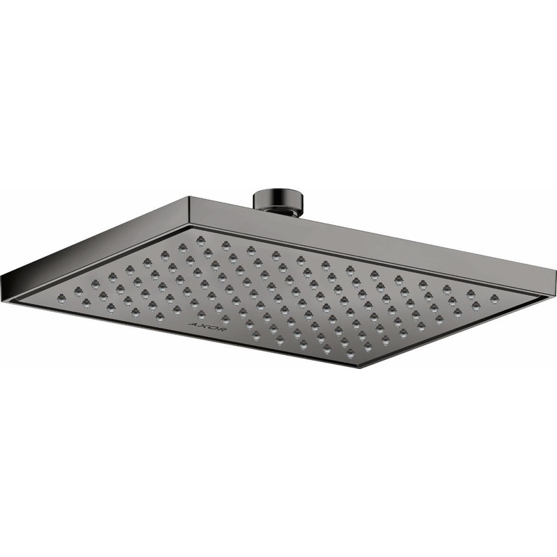1-Jet Square Shower Head 1.75 GPM – Polished Black Chrome 35371331 Axor