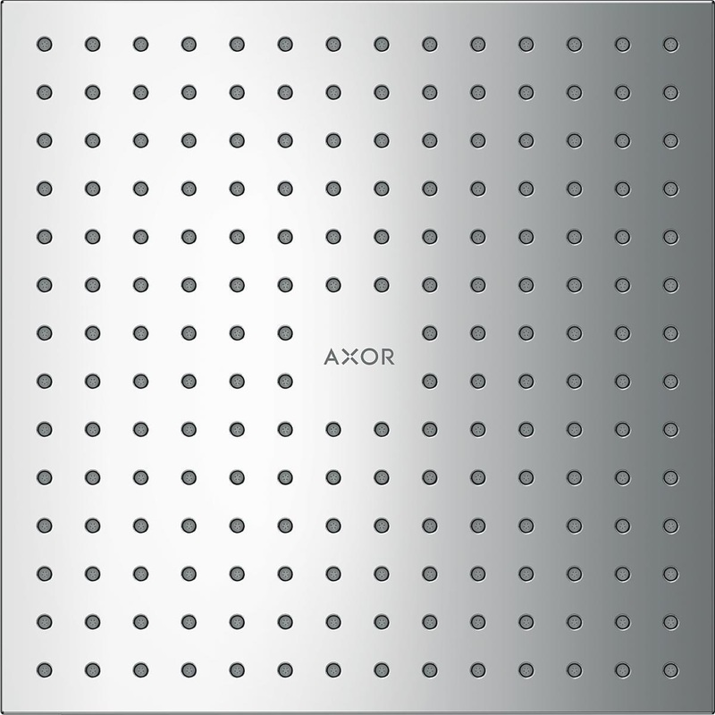 2-Jet Ceiling Flush Mount Square Shower Head 2.5 GPM – Chrome 35313001 Axor