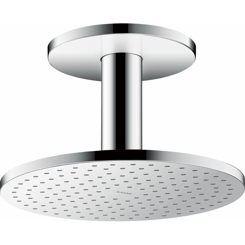2-Jet Ceiling Mount Shower Head and Arm 2.5 GPM – Chrome 35297001 Axor