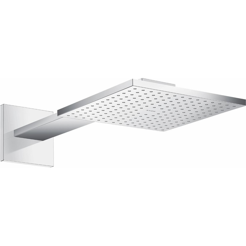 2-Jet Square Shower Head and Arm Trim 2.5 GPM – Chrome 35310001 Axor