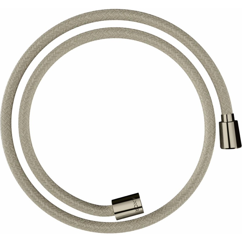 49″ Textile Shower Hose with Cylindrical and Conical Nut – Polished Nickel 28227830 Axor
