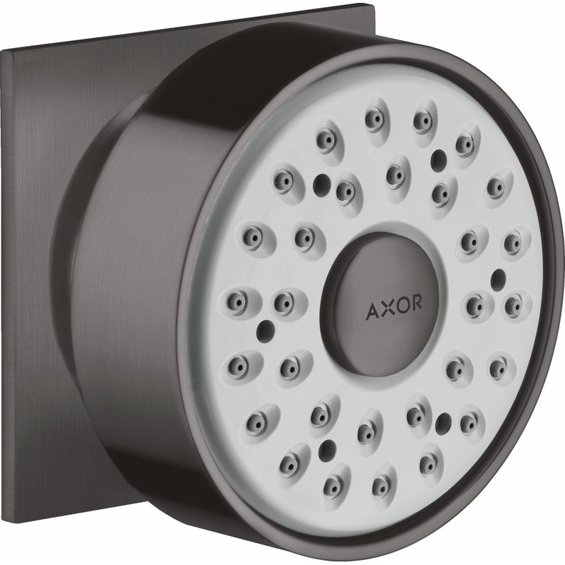 Axor Body Spray with Square Escutcheon – Brushed Black Chrome 28469341 Axor