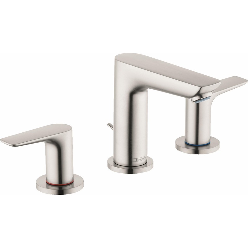 Talis E 150 Widespread Bathroom Faucet With Pop-Up Drain – Brushed Nickel 71733821 Hansgrohe