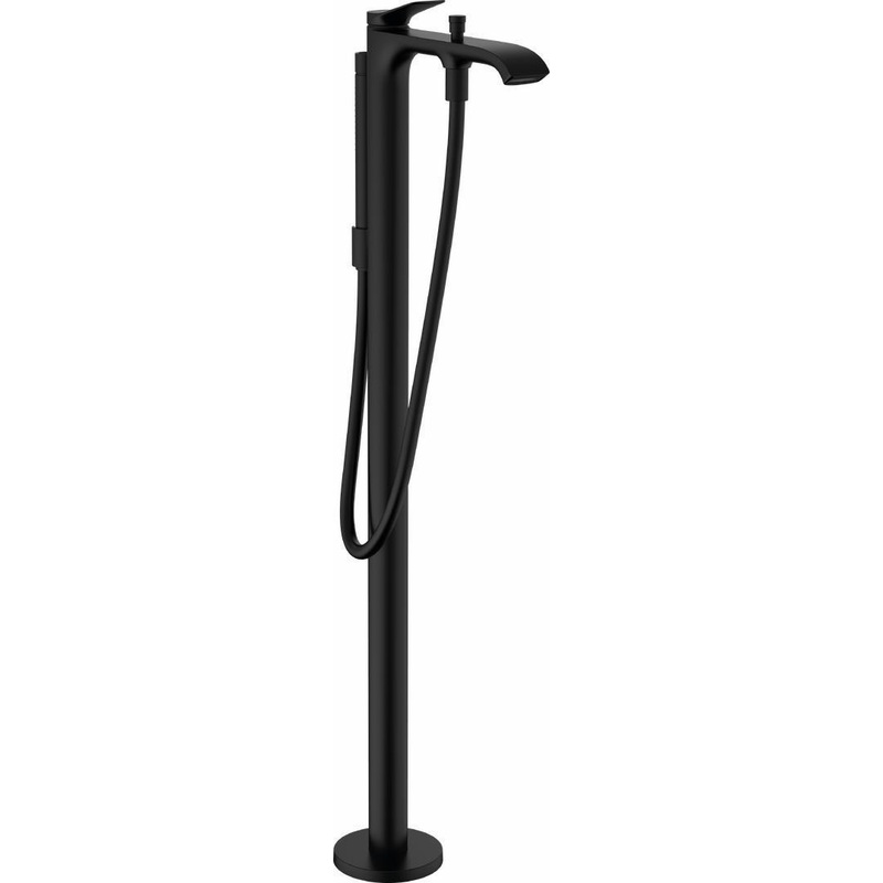 Vivenis Free Standing Tub Filler Trim With Hand Shower – Matte Black 75445671 Hansgrohe