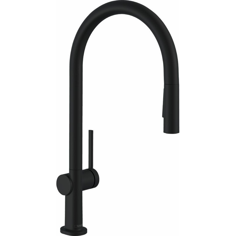 Talis N Kitchen Faucet With Pulldown Spray – Matte Black 72800671 Hansgrohe