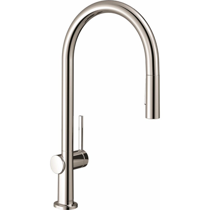 Talis N Kitchen Faucet With Pulldown Spray – Polished Nickel 72800831 Hansgrohe
