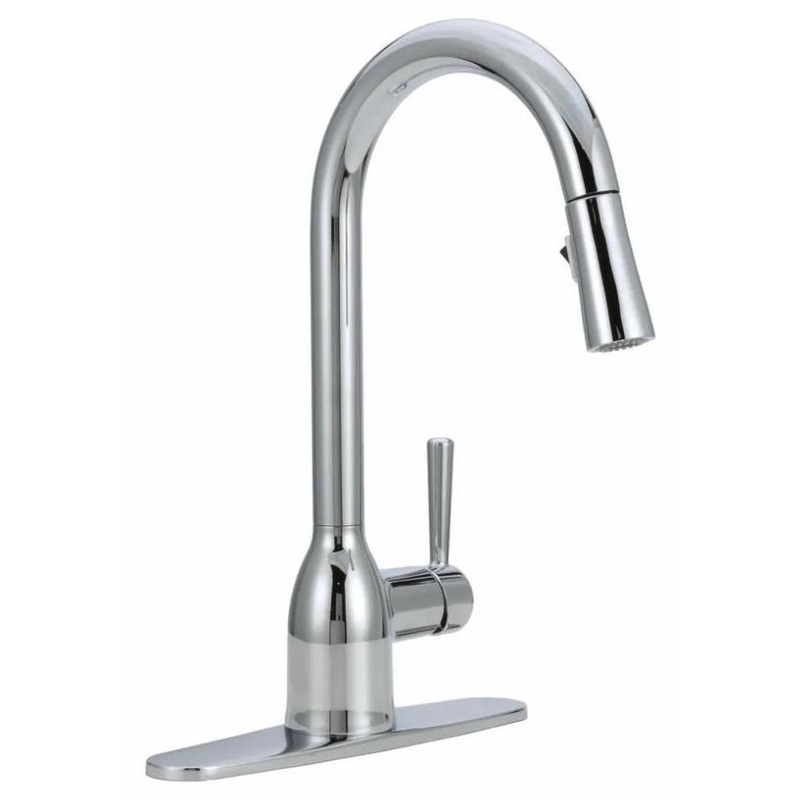 Adler Kitchen Faucet with Pulldown Spray – Chrome 87233 Moen