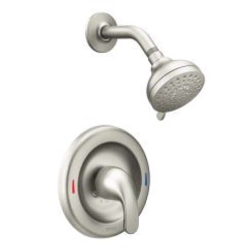 Adler Posi-Temp Shower Faucet – Spot Resist Brushed Nickel 82604SRN Moen