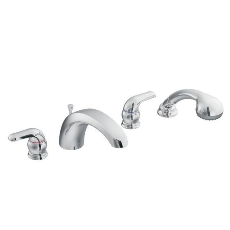 Adler Roman Tub Faucet with Hand Shower – Chrome 86998 Moen