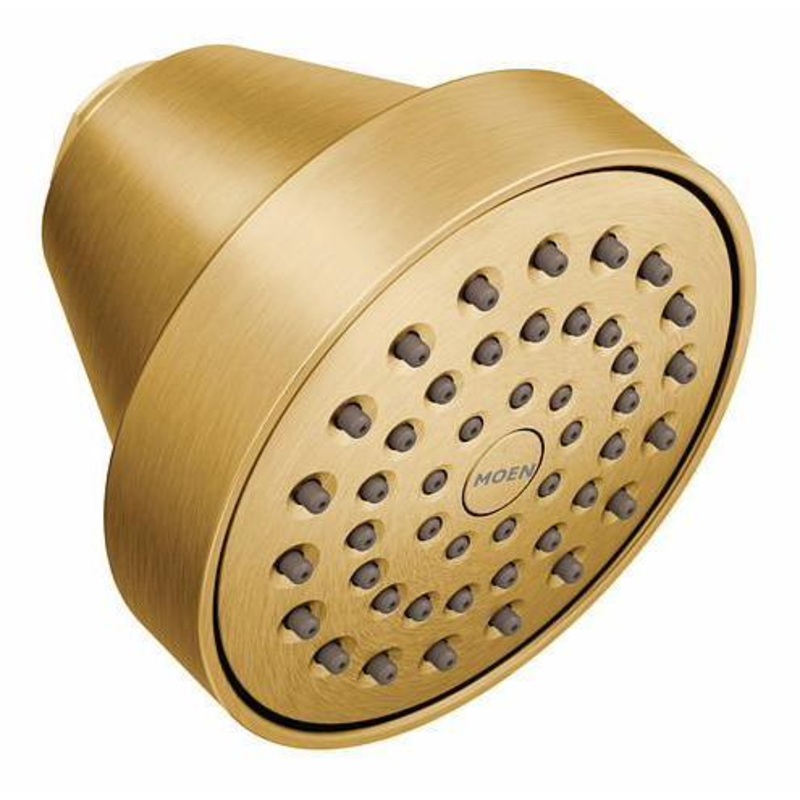 1-Function Low Flow Shower Head 1.5 gpm – Brushed Gold 6399EP15BG Moen