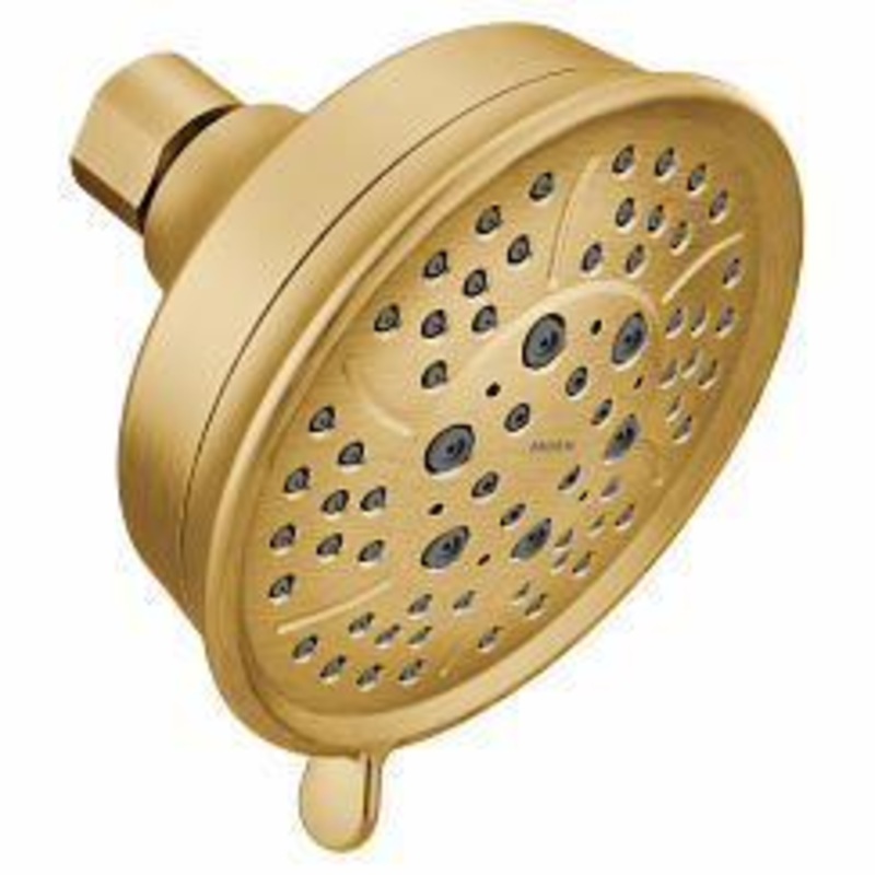 4-Function Eco-Performance Shower Head – Brushed Gold 3638EPBG Moen