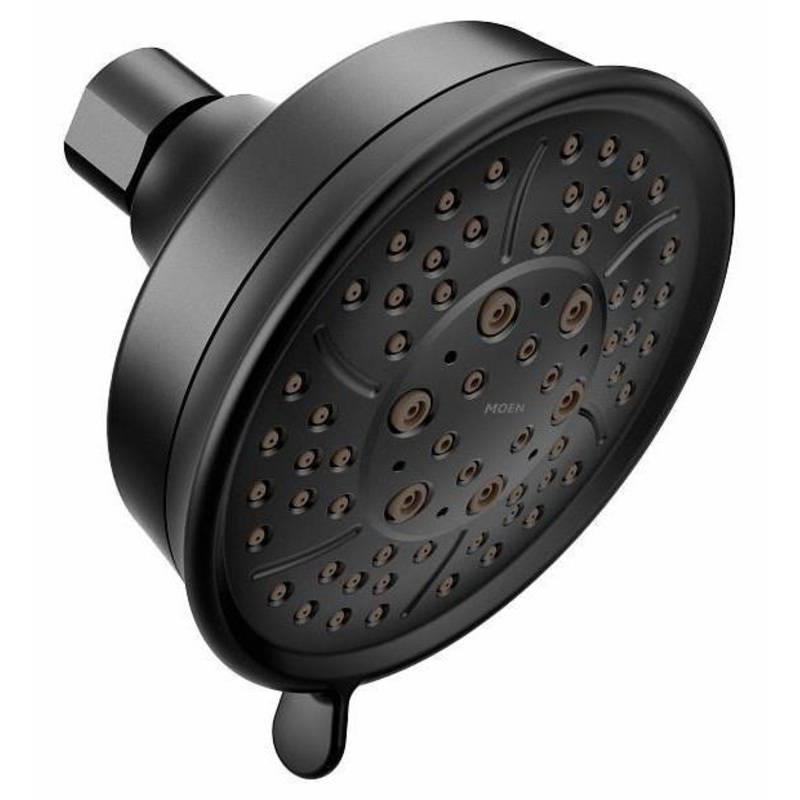 4-Function Eco-Performance Shower Head – Matte Black 3638EPBL Moen