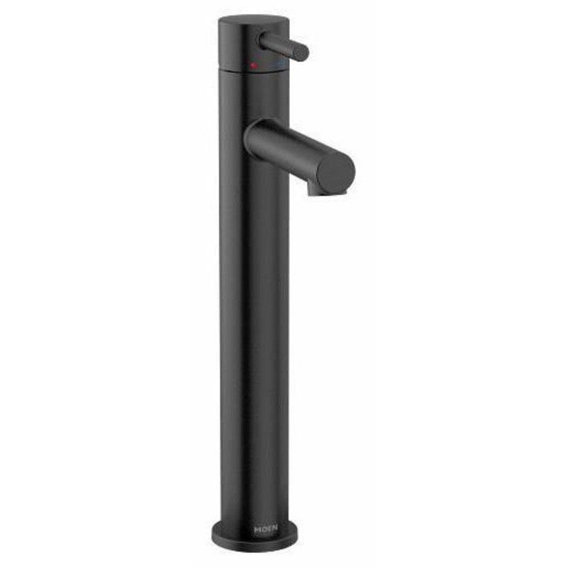 Align Bathroom Vessel Sink Faucet – Matte Black 6192BL Moen