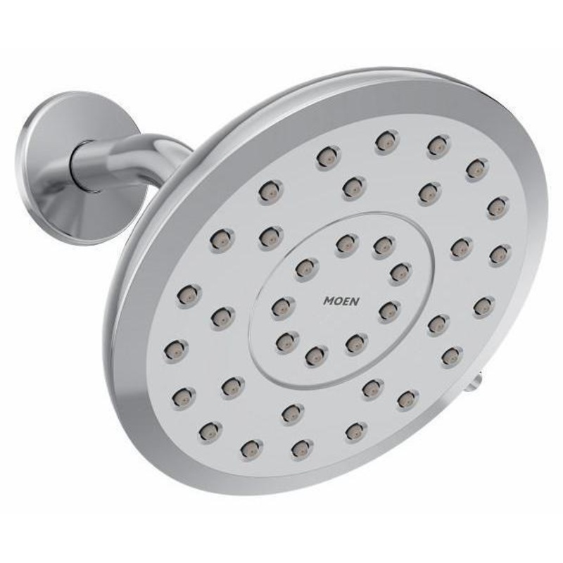 Verso 7″ Rainshower Shower Head with Infiniti Dial 1.75 gpm – Chrome 220R7EP Moen