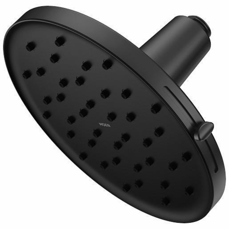 Verso 9″ Rainshower Shower Head with Infiniti Dial and Magnetix Dock 1.75 gpm – Matte Black 220R3EPBL Moen