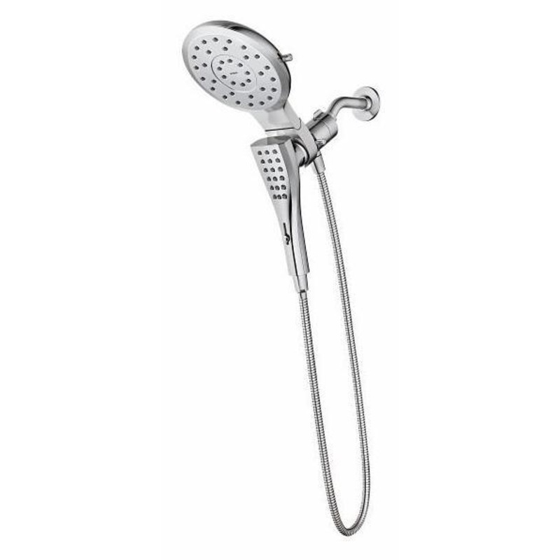 Verso Shower Head and Hand Shower Combo with Infiniti Dial and Magnetix Dock – Chrome 220C3EP Moen