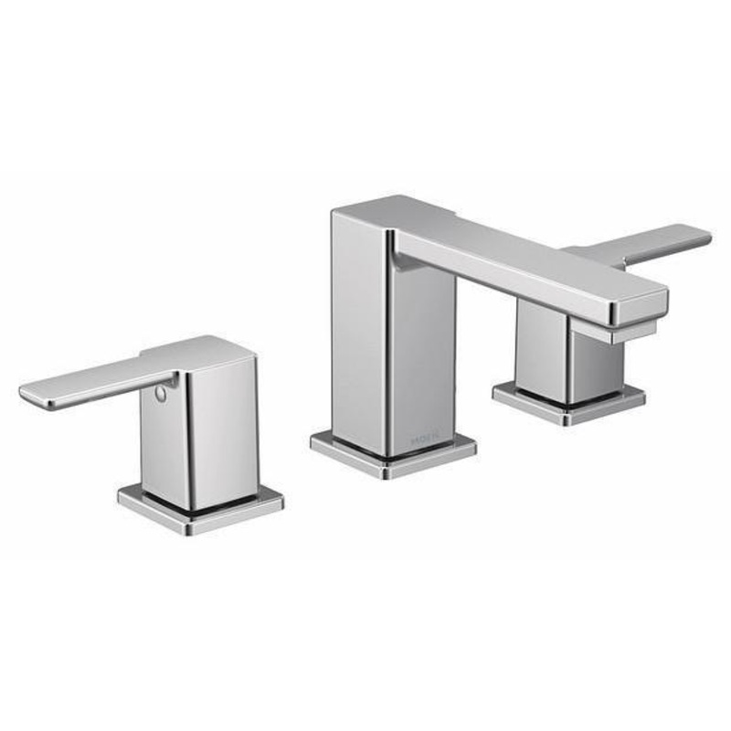 90 Degree Widespread Bathroom Faucet Trim – Chrome TS6721 Moen