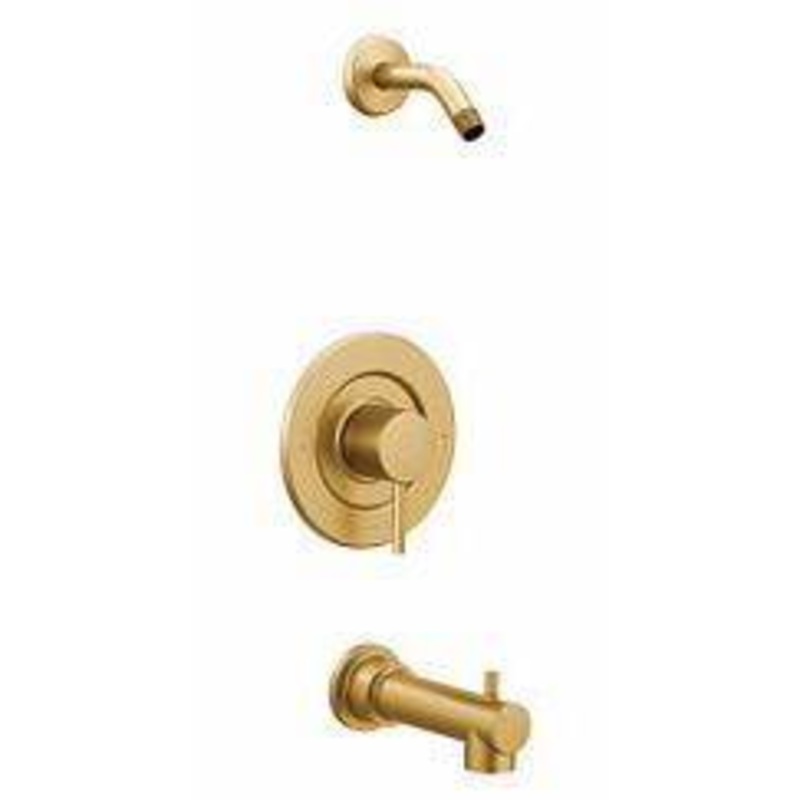 Align Posi-Temp Tub and Shower Trim (less Shower Head) – Brushed Gold T2193NHBG Moen