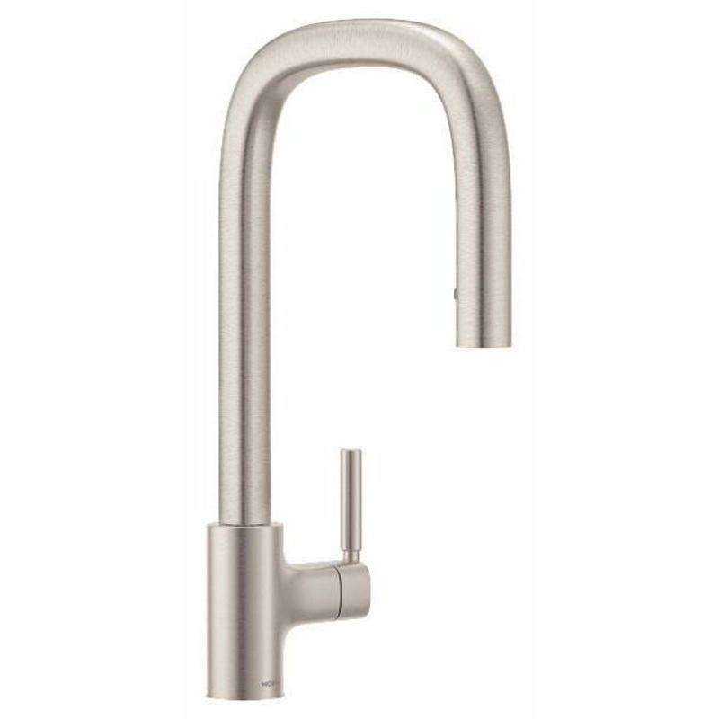 Tenon Kitchen Faucet with Pulldown Spray – Spot Resist Stainless S74001SRS Moen