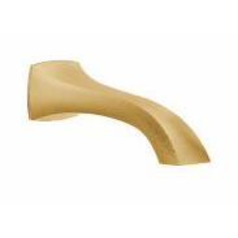 Voss 10″ Tub Spout – Brushed Gold TF191956BG Moen