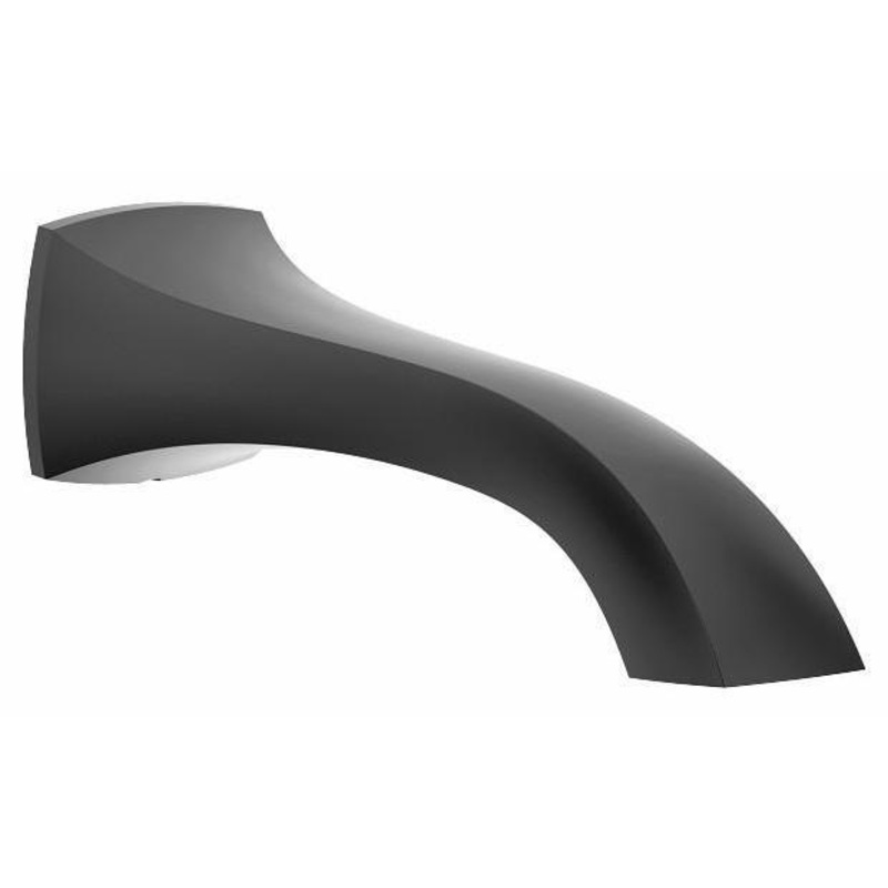 Voss 10″ Tub Spout – Matte Black TF191956BL Moen