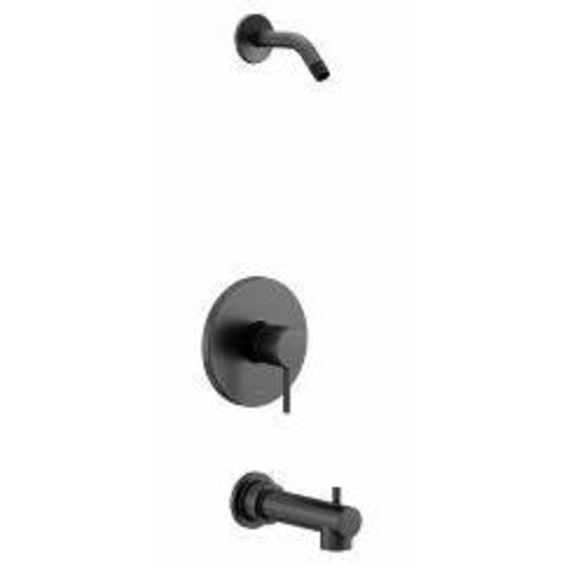 Align M-Core 2 Series Tub and Shower Trim (less Shower Head) – Matte Black UT2193NHBL Moen