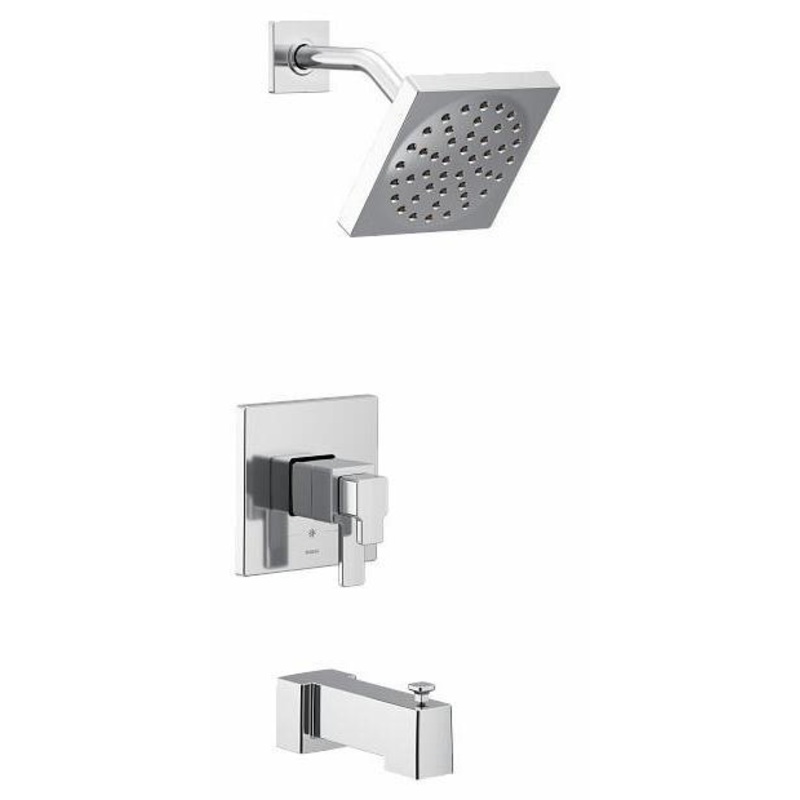 90 Degree M-Core 4 Series Tub and Shower Trim Eco-Performance – Chrome UTS4713EP Moen