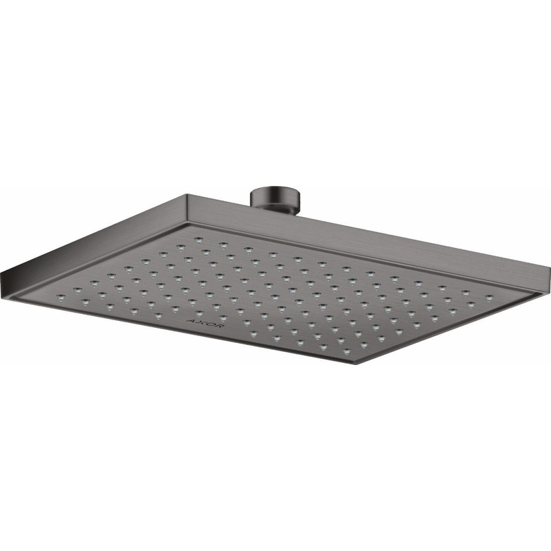 1-Jet Square Shower Head 1.5 GPM – Brushed Black Chrome 35372341 Axor