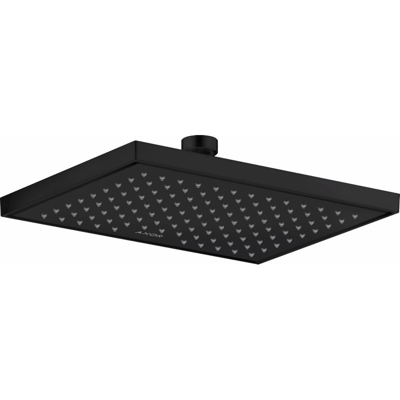 1-Jet Square Shower Head 1.5 GPM – Matte Black 35372671 Axor