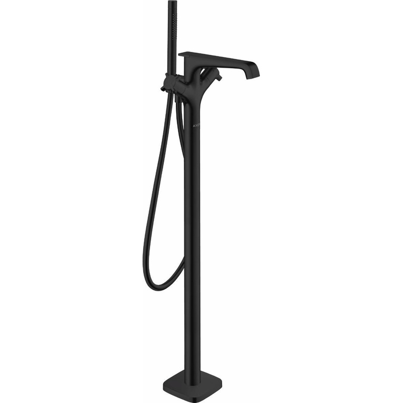 Axor Citterio E Free Standing Tub Filler Trim With Hand Shower – Matte Black 36418671 Axor