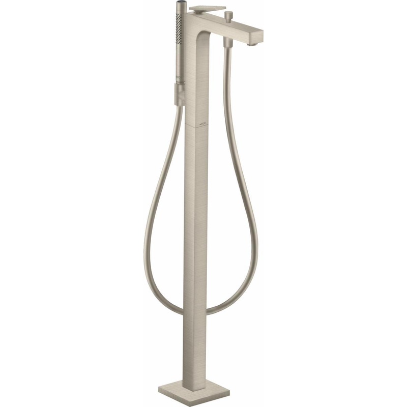 Axor Citterio Free Standing Tub Filler Trim with Hand Shower – Brushed Nickel 39471821 Axor