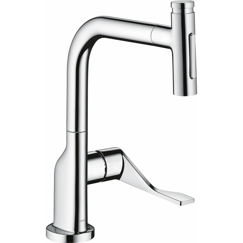 Axor Citterio Kitchen Faucet with Pullout Spray – Chrome 39856001 Axor