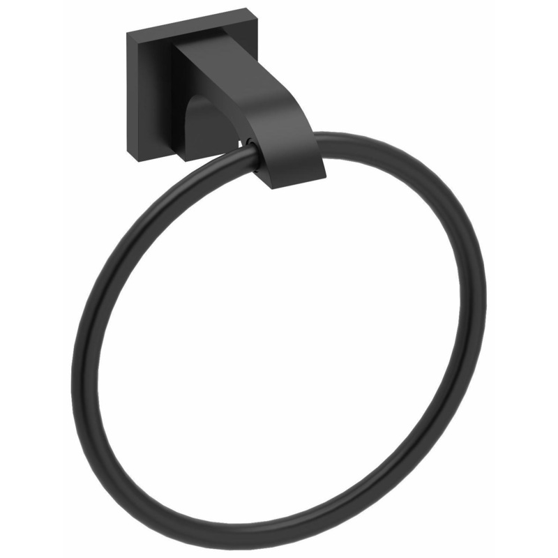 Zendo Towel Ring – Black ZO7BK RIOBEL