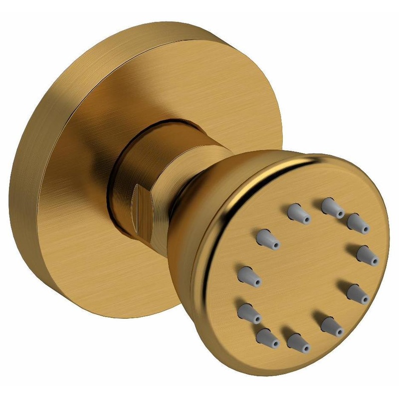 1-Function Round Body Spray – Brushed Gold 390BG RIOBEL