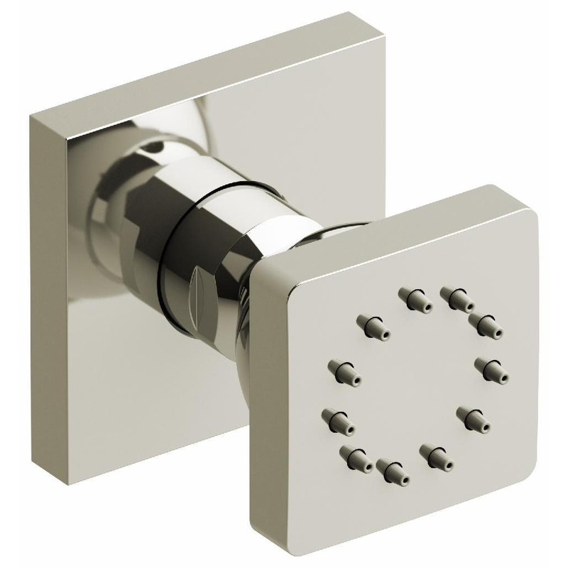 1-Function Square Body Spray – Polished Nickel 350PN RIOBEL