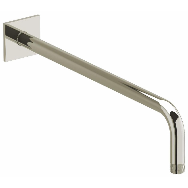 16″ Wall Mount Shower Arm With Square Escutcheon – Polished Nickel 560PN RIOBEL
