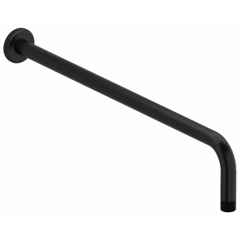 20″ Wall Mount Shower Arm With Round Escutcheon – Black 553BK RIOBEL