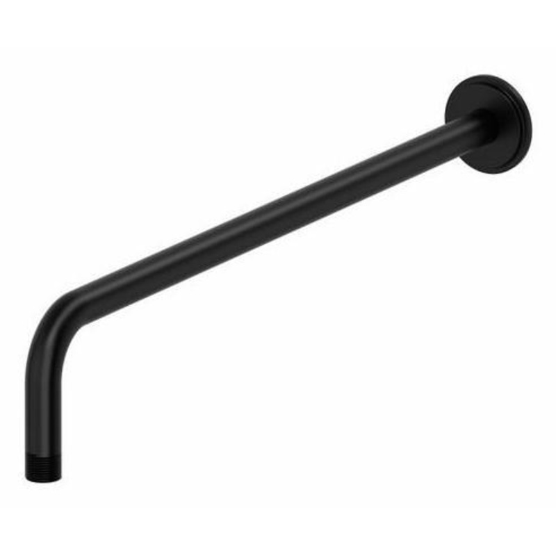 20″ Wall Mount Shower Arm With Round Escutcheon – Black 563BK RIOBEL