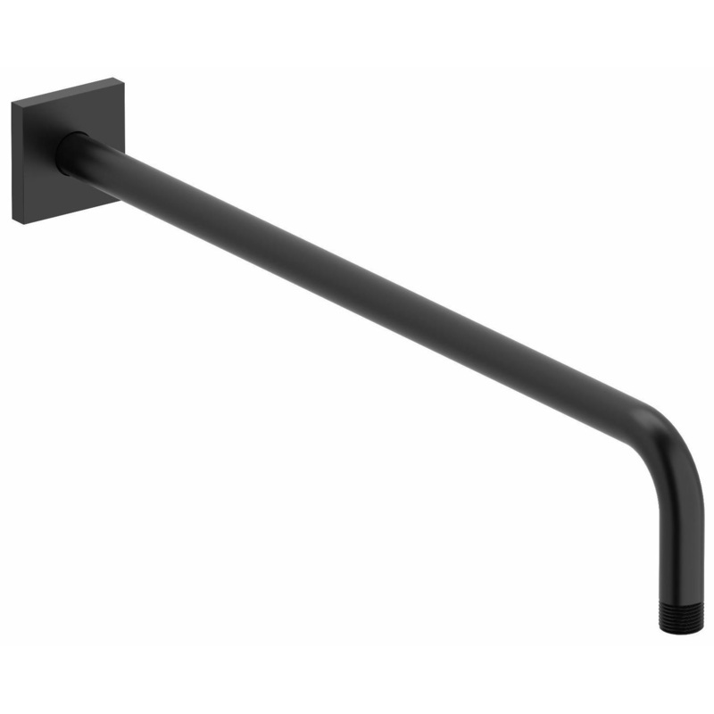20″ Wall Mount Shower Arm With Square Escutcheon – Black 533BK RIOBEL