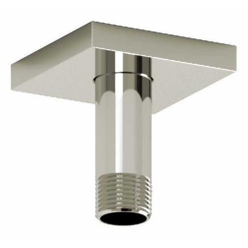 3″ Ceiling Mount Shower Arm With Square Escutcheon – Polished Nickel 519PN RIOBEL