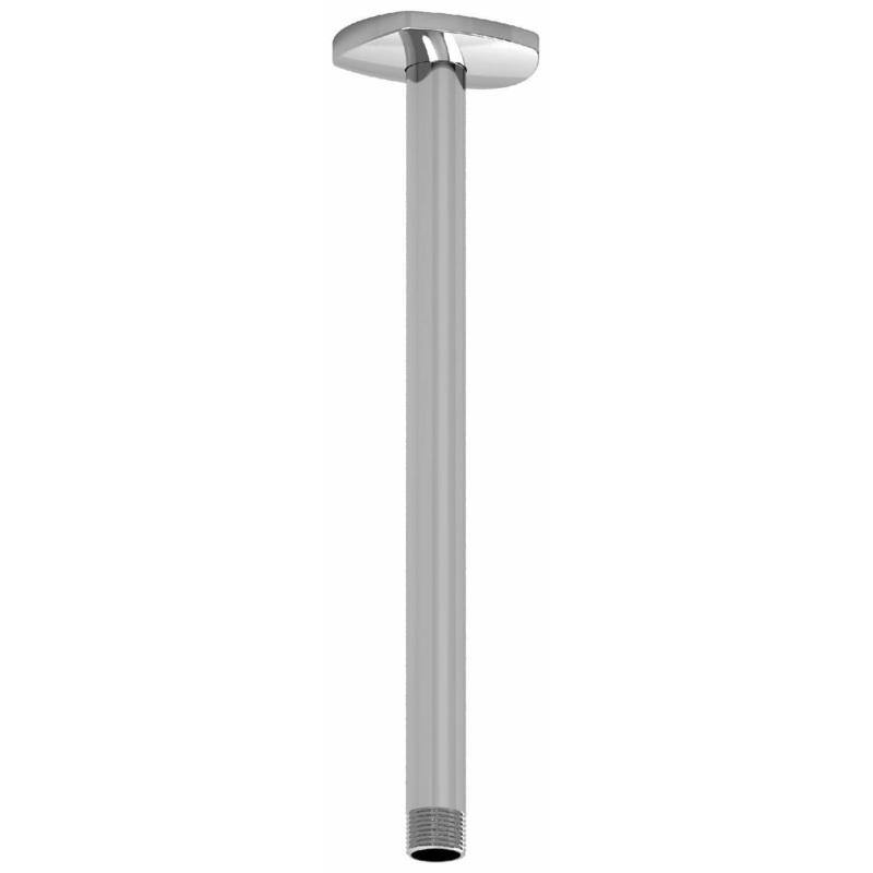 12″ Ceiling Mount Shower Arm With Oval Escutcheon – Chrome 597C RIOBEL