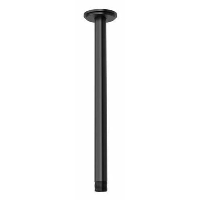 12″ Ceiling Mount Shower Arm With Round Escutcheon – Black 567BK RIOBEL
