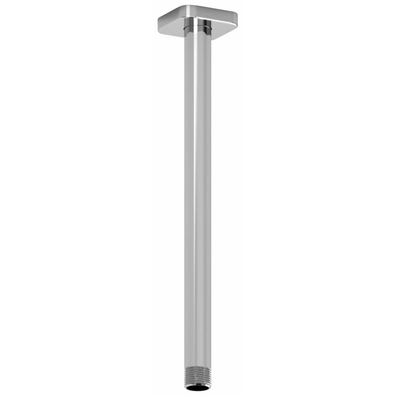 12″ Ceiling Mount Shower Arm With Square Escutcheon – Chrome 577C RIOBEL