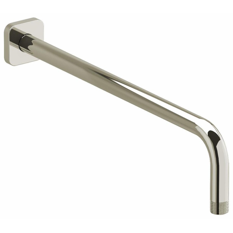 16″ Wall Mount Shower Arm With Square Escutcheon – Polished Nickel 574PN RIOBEL
