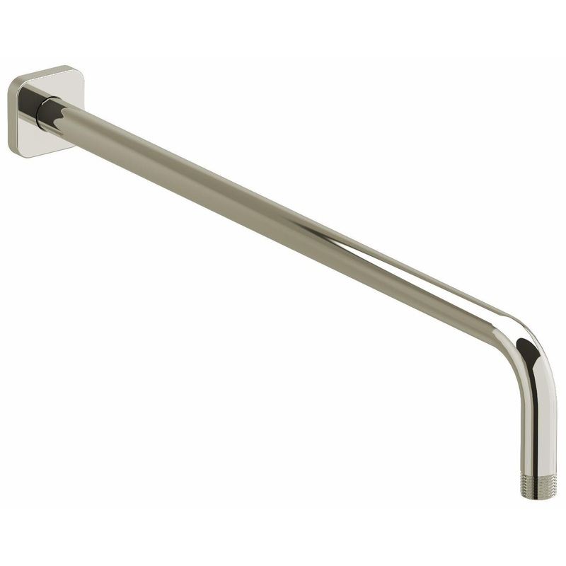 20″ Wall Mount Shower Arm With Square Escutcheon – Polished Nickel 573PN RIOBEL