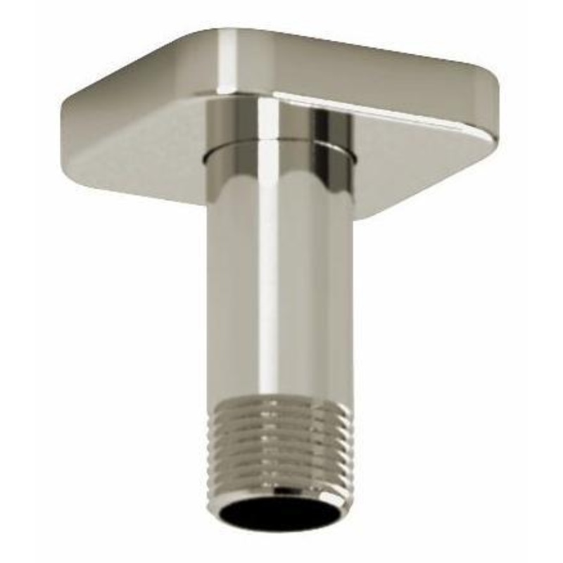 3″ Ceiling Mount Shower Arm With Square Escutcheon – Polished Nickel 579PN RIOBEL