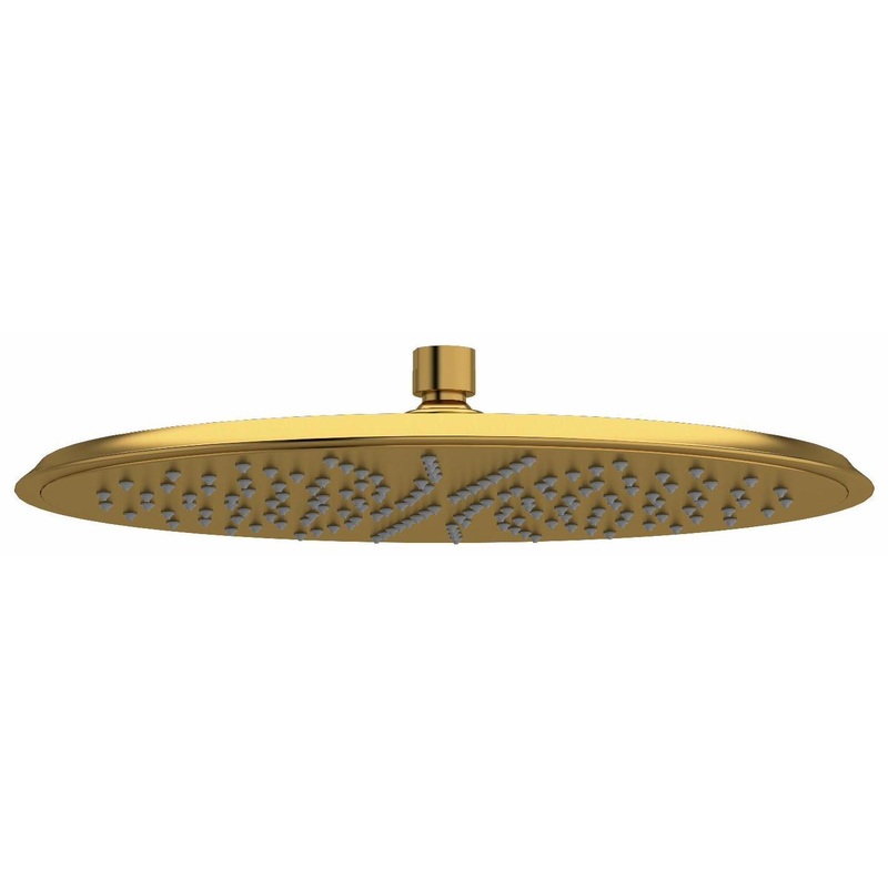 13″ Rain Round Showerhead with 1.8 GPM – Brushed Gold 412BG-WS RIOBEL