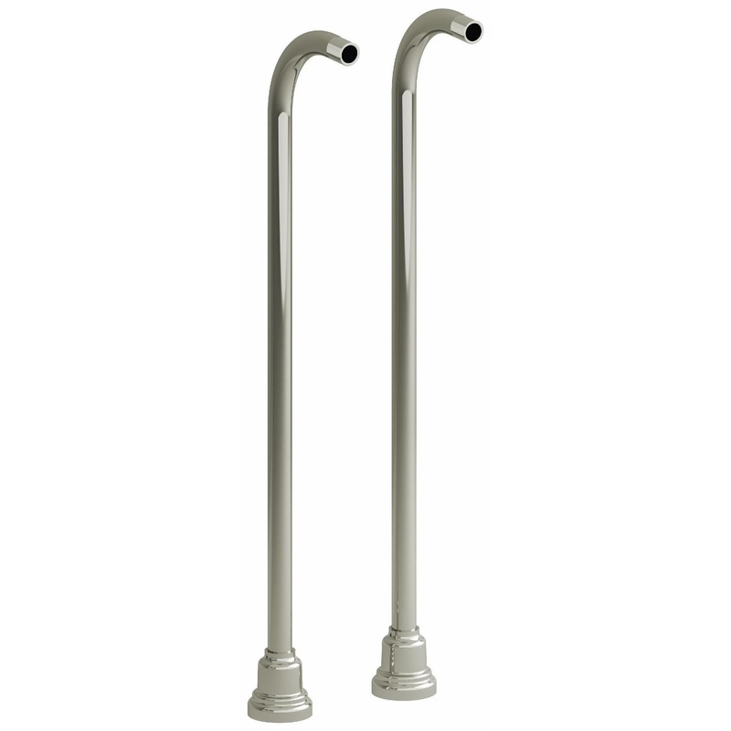 30″ Floor Mount Riser Pair – Polished Nickel TU33PN RIOBEL